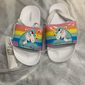 Girl slide sandal